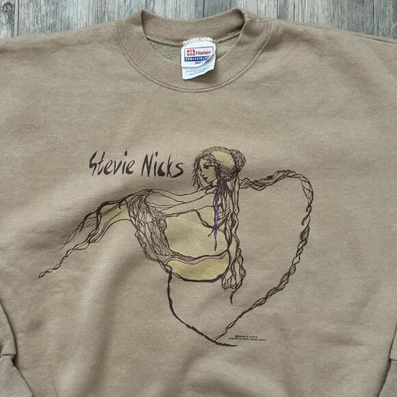 Vintage 90s Stevie Nicks Pondering The Millennium Crewneck Sweatshirt Size XL - Picture 2 of 5